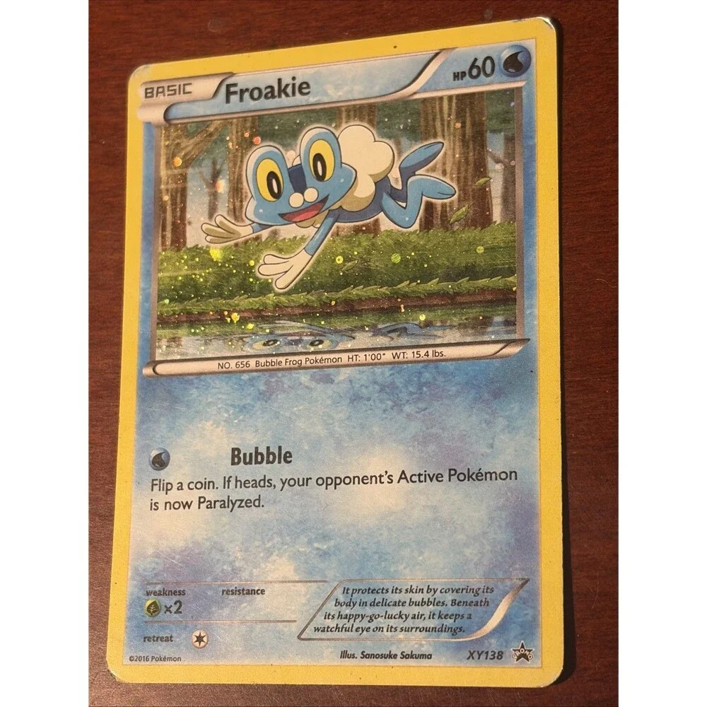 Froakie XY138 (Holo) - Pokemon TCG Promo 2016 Card in protective sleeve NM